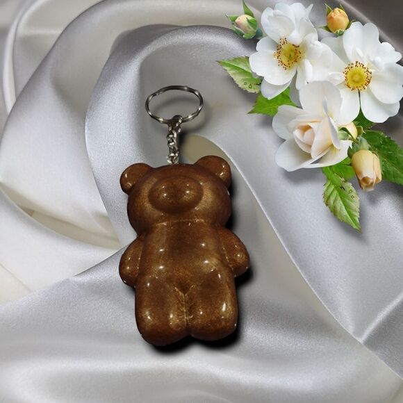 Ancient Copper Gummy Bear Keychain(Z179) - Picture 3 of 6